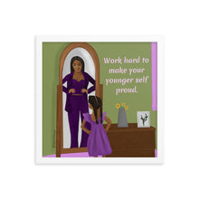 Load image into Gallery viewer, "Dear Younger Self" Framed Poster
