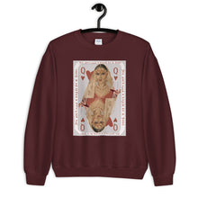 Load image into Gallery viewer, "Queen of Hearts" Unisex Sweatshirt