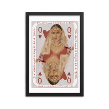 Load image into Gallery viewer, "Queen of Hearts" Framed Poster