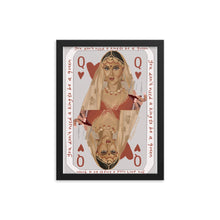 Load image into Gallery viewer, "Queen of Hearts" Framed Poster
