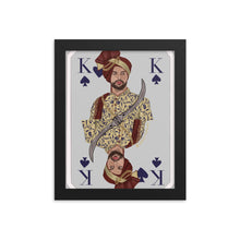 Load image into Gallery viewer, "King of Spades" Framed Poster