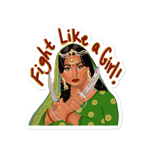 Load image into Gallery viewer, "Fight Like a Girl" Sticker