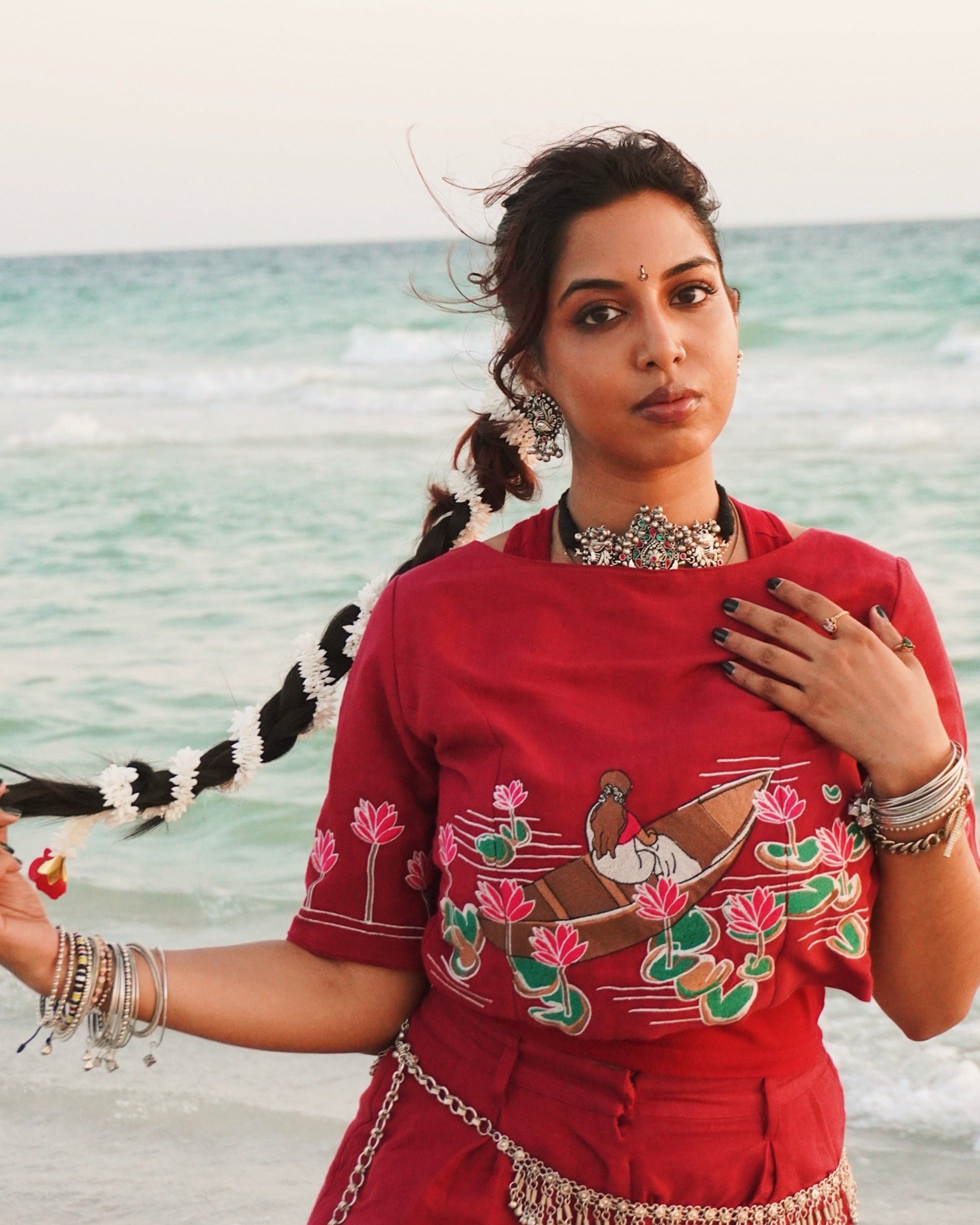 Monpura Embroidered Blouse