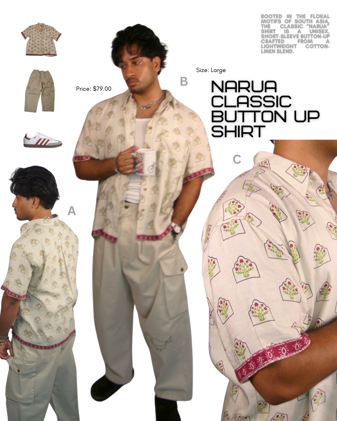 Narua Classic Button Up Shirt