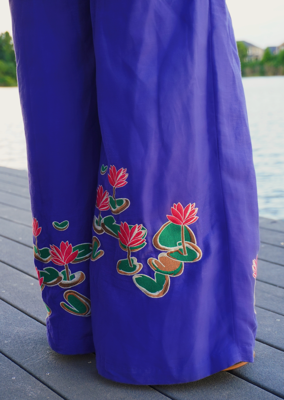 Brishti Embroidered Trousers