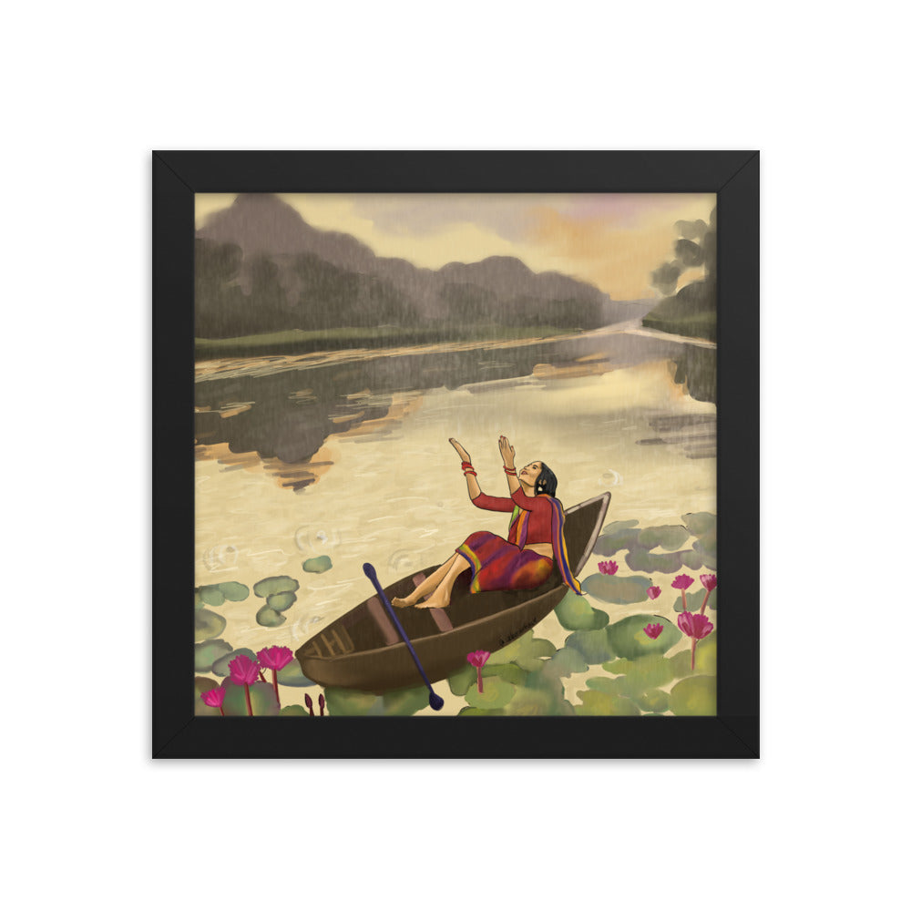 "A Letter To My Mother" Framed Poster