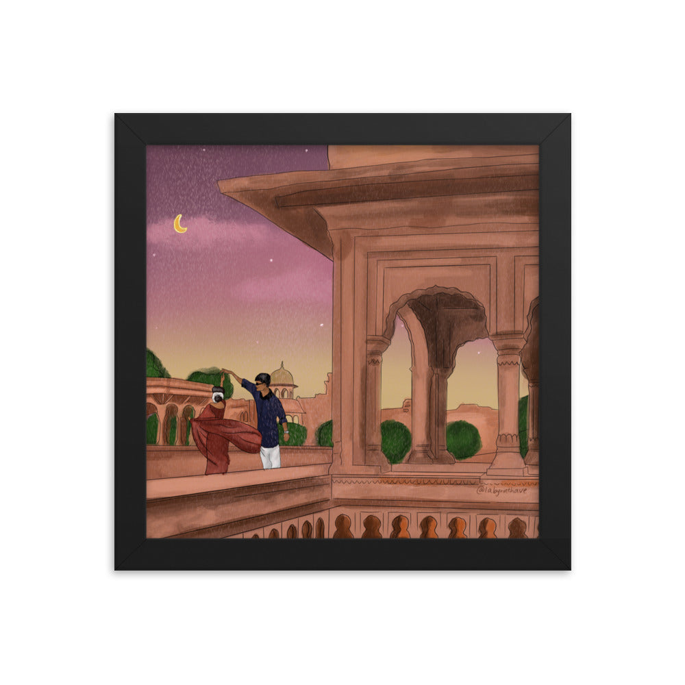 "An Alternate Universe For South Asian Parents" Framed Poster