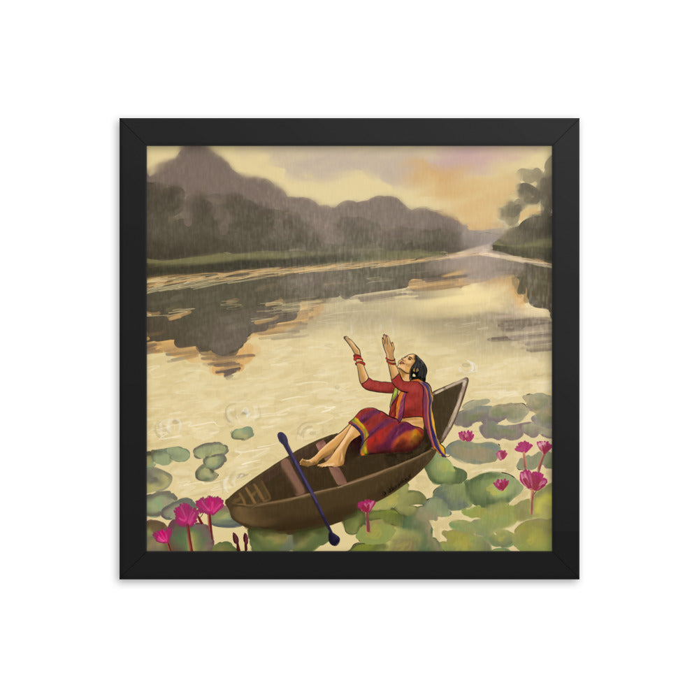 "A Letter To My Mother" Framed Poster