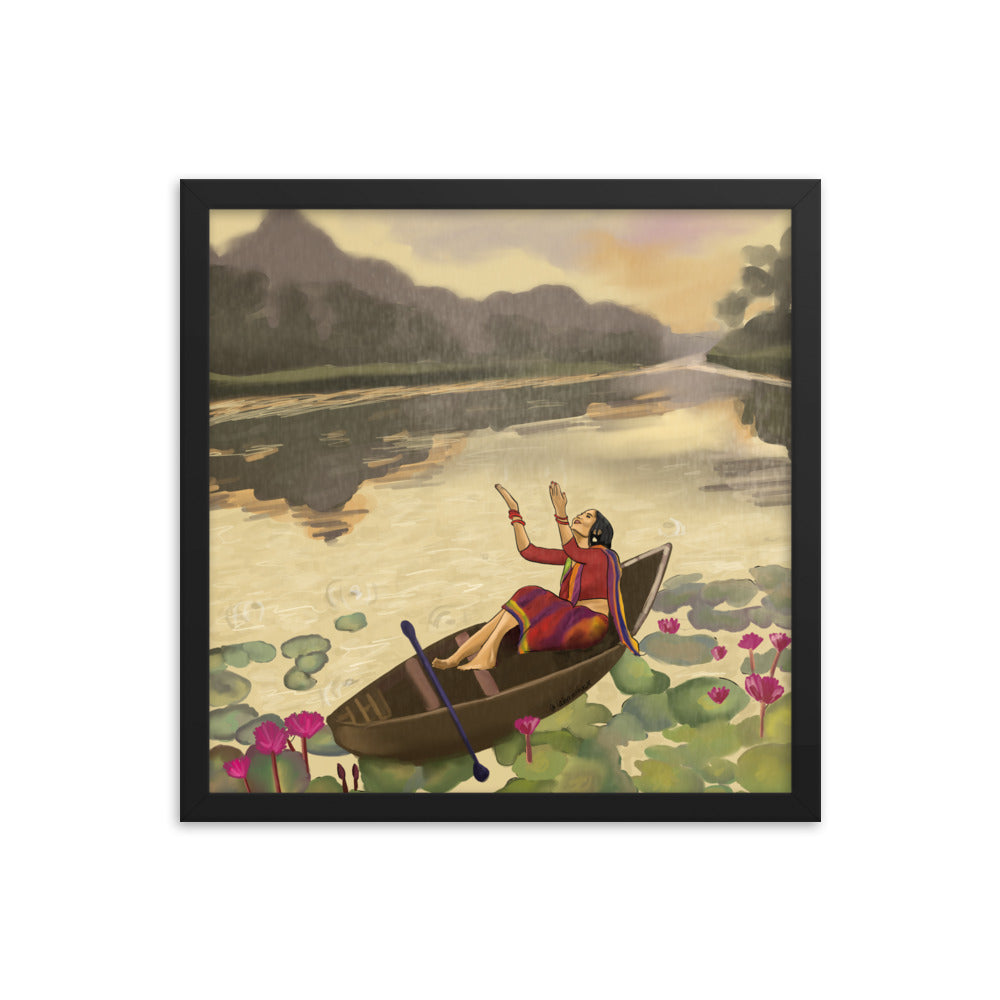 "A Letter To My Mother" Framed Poster