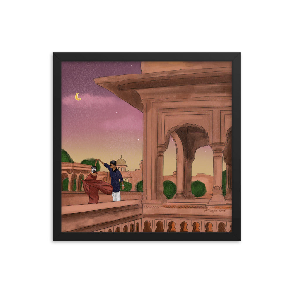 "An Alternate Universe For South Asian Parents" Framed Poster