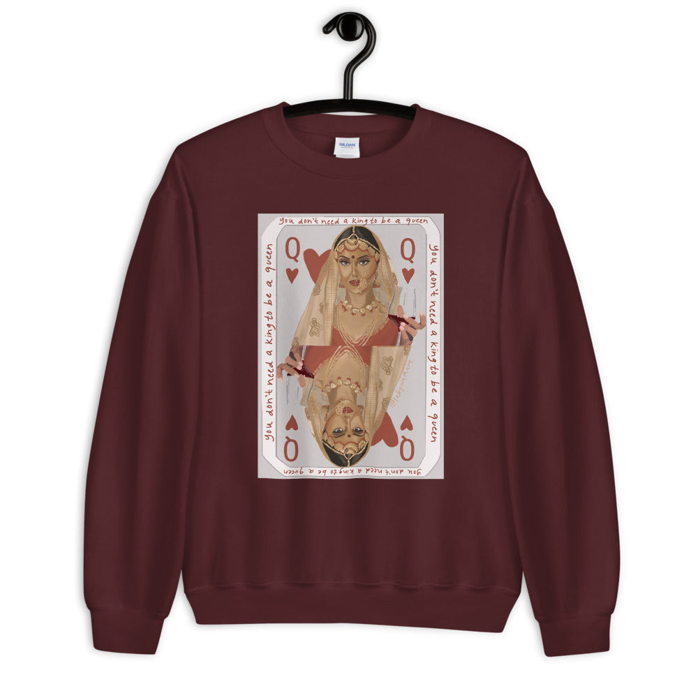 "Queen of Hearts" Unisex Sweatshirt