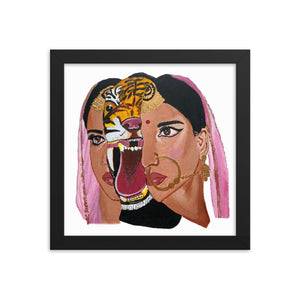 "Unleash Your Inner Tiger" Framed Poster