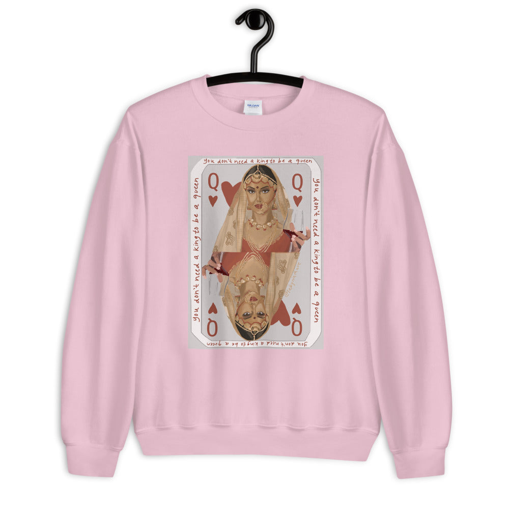 "Queen of Hearts" Unisex Sweatshirt