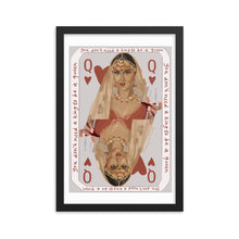 Load image into Gallery viewer, &quot;Queen of Hearts&quot; Framed Poster
