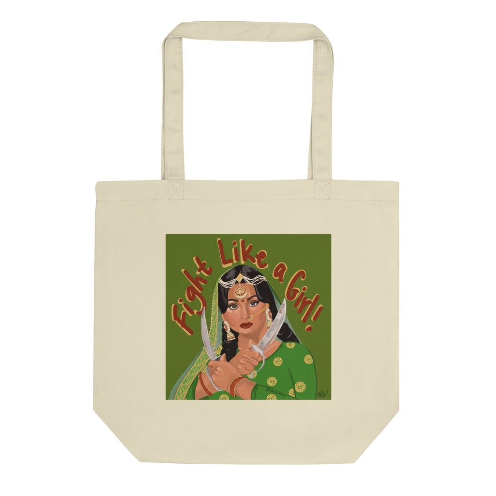 "Fight Like a Girl" Tote Bag