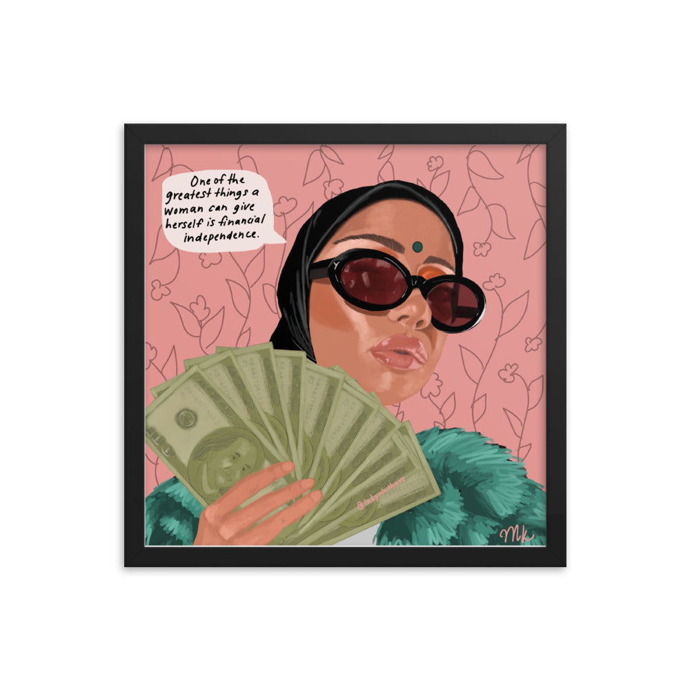 "Girl Boss" Framed Poster