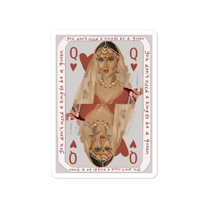 "Queen of Hearts" Sticker