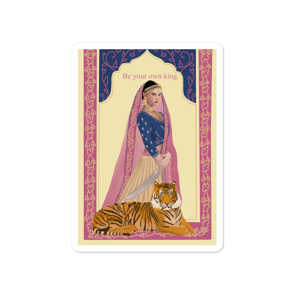 "Be Your Own King" Sticker
