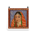 "My Self Worth Is Not Based On Marriage" Poster