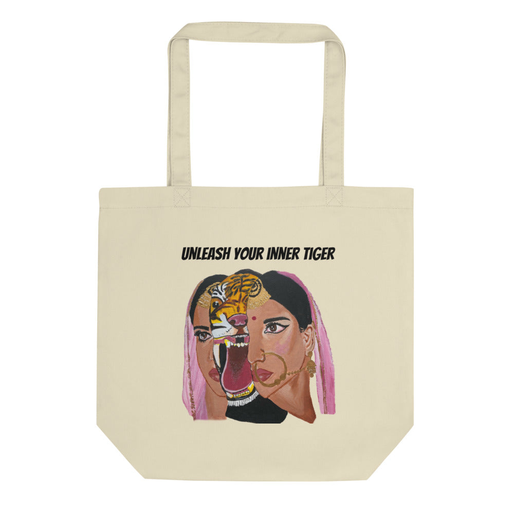 "Unleash Your Inner Tiger" Tote Bag