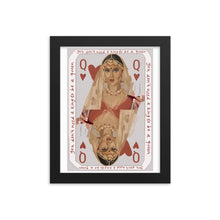 Load image into Gallery viewer, &quot;Queen of Hearts&quot; Framed Poster
