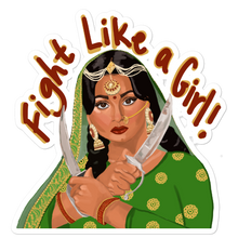 Load image into Gallery viewer, &quot;Fight Like a Girl&quot; Sticker
