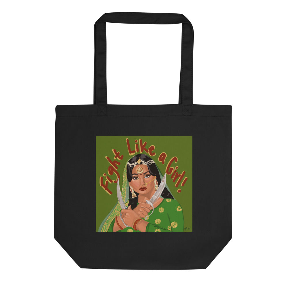 "Fight Like a Girl" Tote Bag
