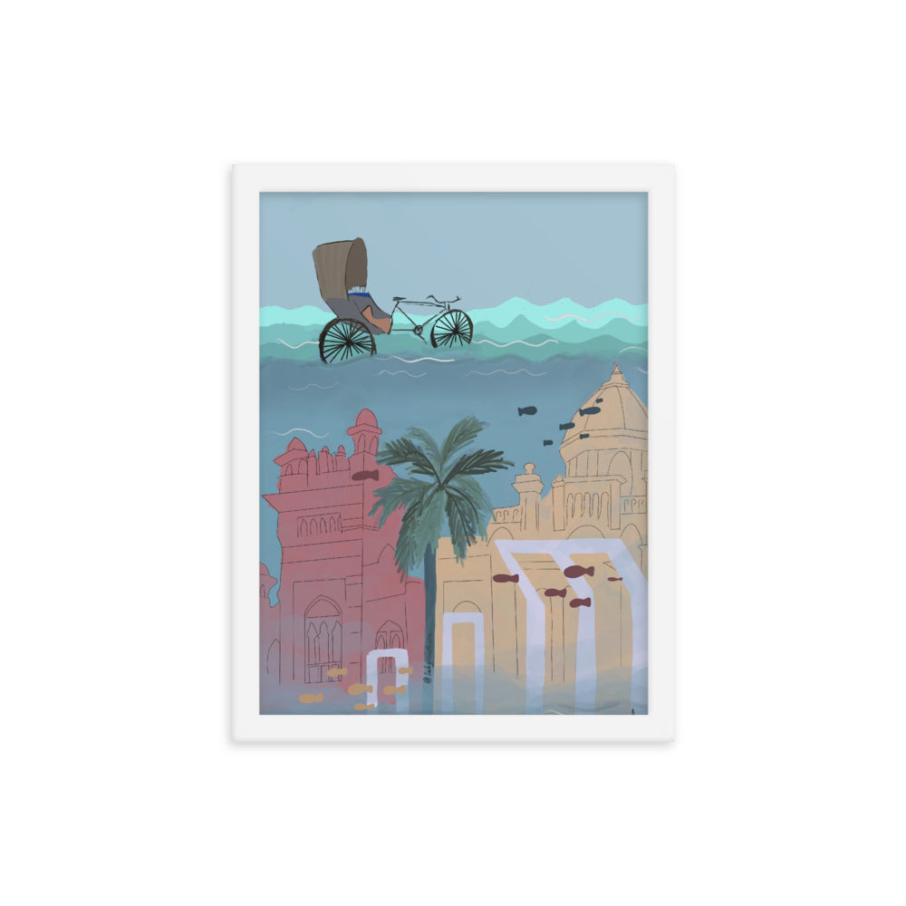 "Dhaka Atlantis" Framed Poster