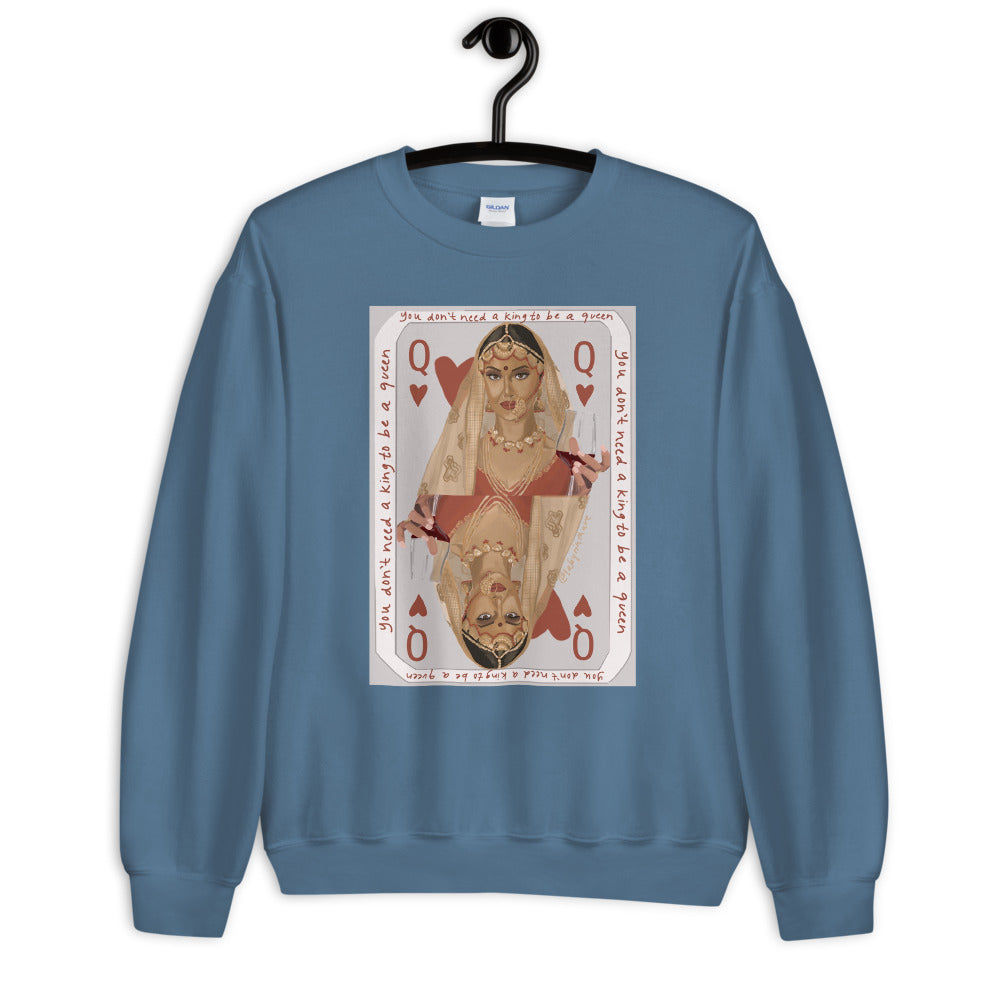 "Queen of Hearts" Unisex Sweatshirt
