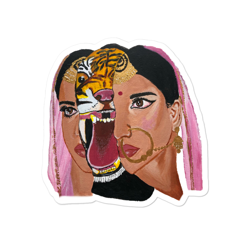 "Unleash Your Inner Tiger" Sticker